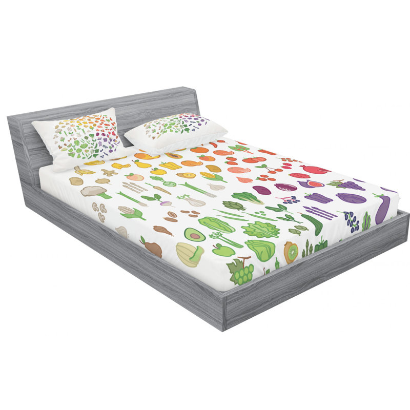 Microfiber Sheet Set, Full Sheet Set with Fitted Sheet