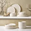 Service de table 24 pièces Star Porcelain, blanc laiteux-1393914244