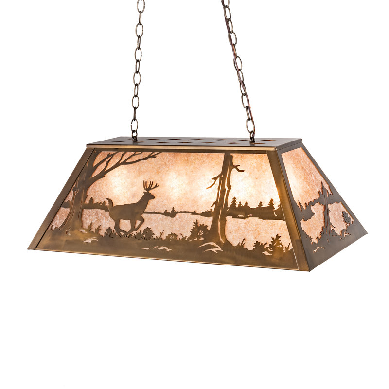 Rustic Lodge 6 - Light Pendant, Antique Copper