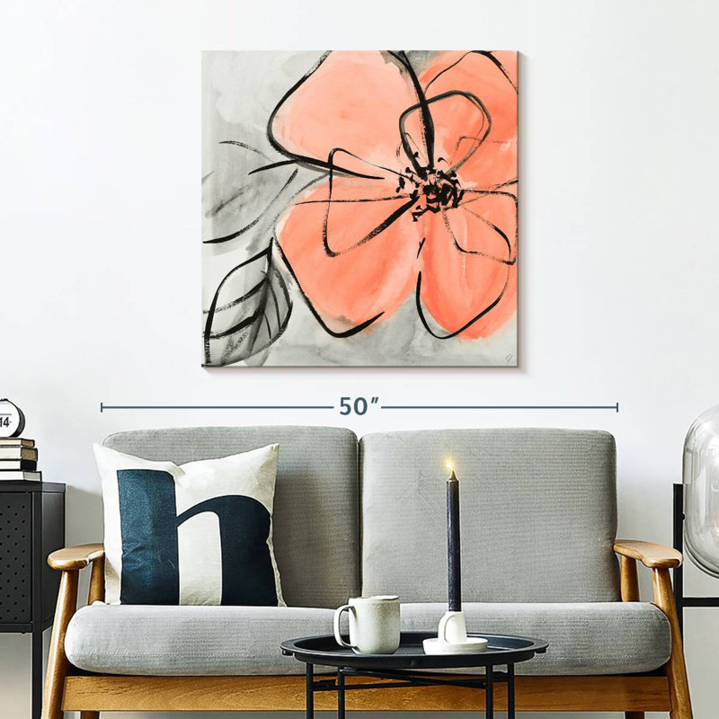 Cafe Rose I, 30" H x 30" W