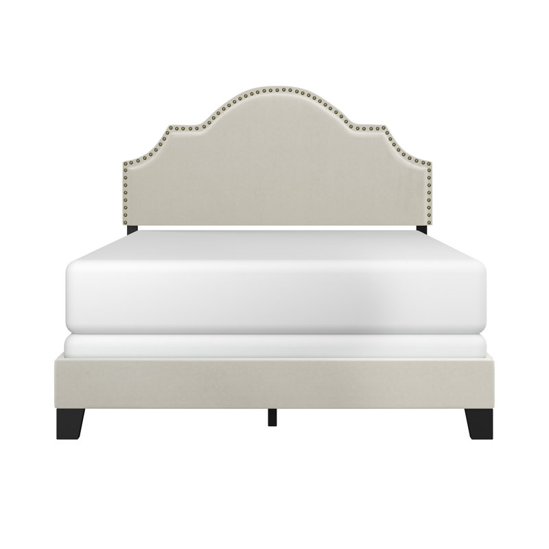 Bolser Upholstered Bed, Full , Cream