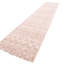 Tapis rose clair en polypropylène tissé à la machine à motif géométrique Griego-297022640