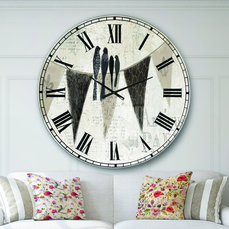 Horloge murale Swigart, Surdimensionné