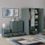 Maybery 3 Piece Bedroom Set (2 Drawer Bedside Chest, 5 Drawer Chest, 3 Door 2 Drawer Mirrored Wardrobe), (5)-1672887907