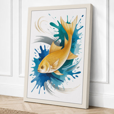 Leaping Fish Modern - Print