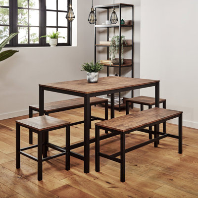 Alodie 6 - Person Dining Set