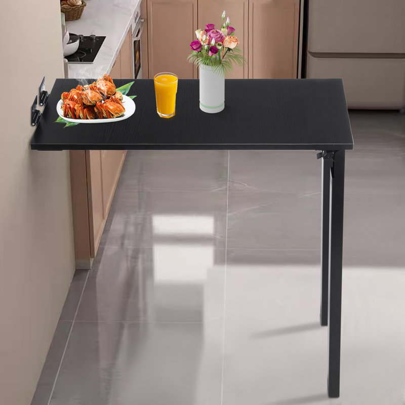 Table de banquet portative 29,52 po, Noir mat