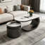 Table basse élégante avec rangement en ardoise pour le salon-1007076028
