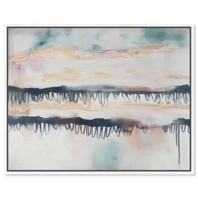 «Rose Gold Haze II», reproduction d'art sur toile par Art Remedy