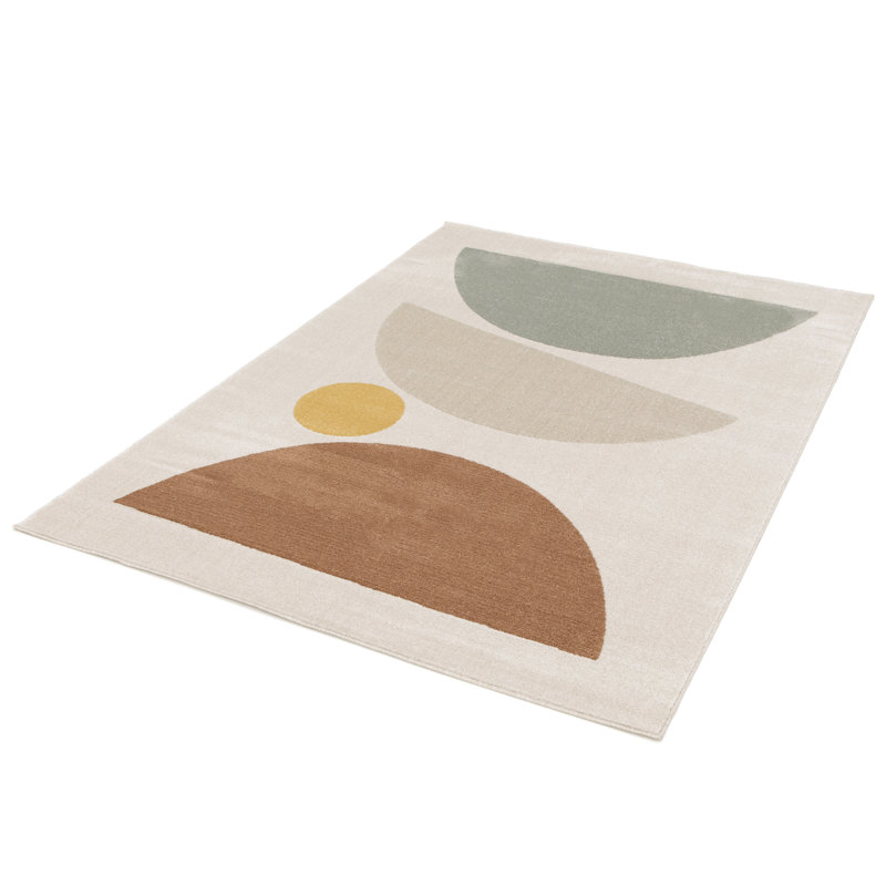 Canady Beige/Brown/Grey Rug, Rectangle 160 x 230cm