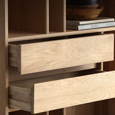 American style storage bookcase
