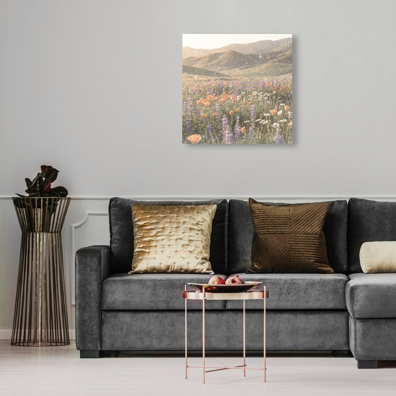 Lavender Hill Print by Oliver Gal, 16" H x 16" W, Gallery Wrapped