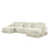 Chenille beige / blanc est en rupture de stock