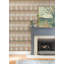 Papier peint Abilene Abricot Ikat-104821648