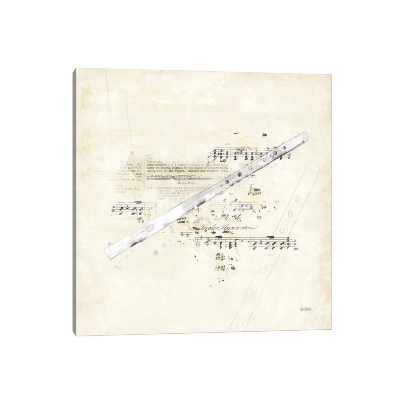 Musical Gift V by Katie Pertiet - Print on Canvas, Wrapped Canvas, 45.72cm H x 45.72cm W x 3.81cm D