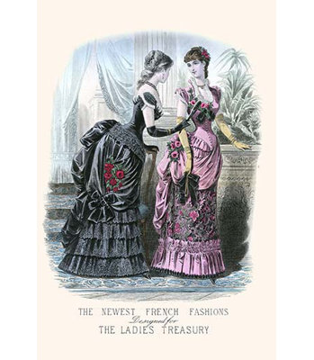 " Newest French Fashions 1884 "