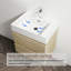 Meuble-lavabo mural 24 po avec lavabo en résine
