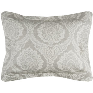 Treina 100% Linen Damask Sham Set