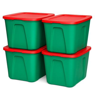 Homz Plastic Storage Tub & Tote