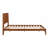 Mid-Century Bamboo Wood Platform Bed-2121345622-2121345617