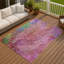Tapis abstrait intérieur / extérieur lavable à la machine Emelia ACN2308-1674072010