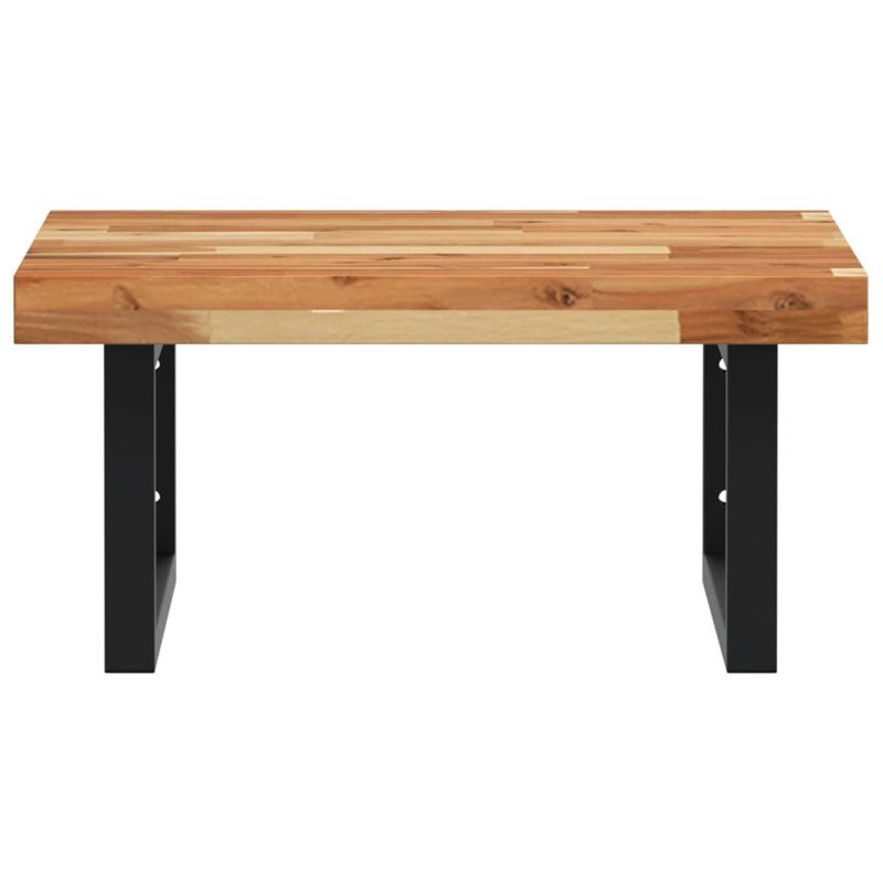 Asul 50cm Solid Wood Bathroom Vanity Top, Acacia/Black