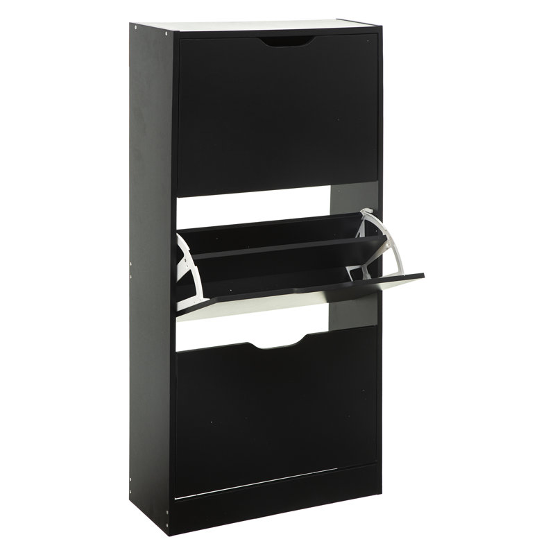 Shoe Storage Cabinet, Black