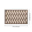 Tapis ondulé moderne Ripple, lavable à l'intérieur et à l'extérieur, résistant aux égratignures, brun-898935078