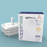 Drawstring Trash Bags 60 Count