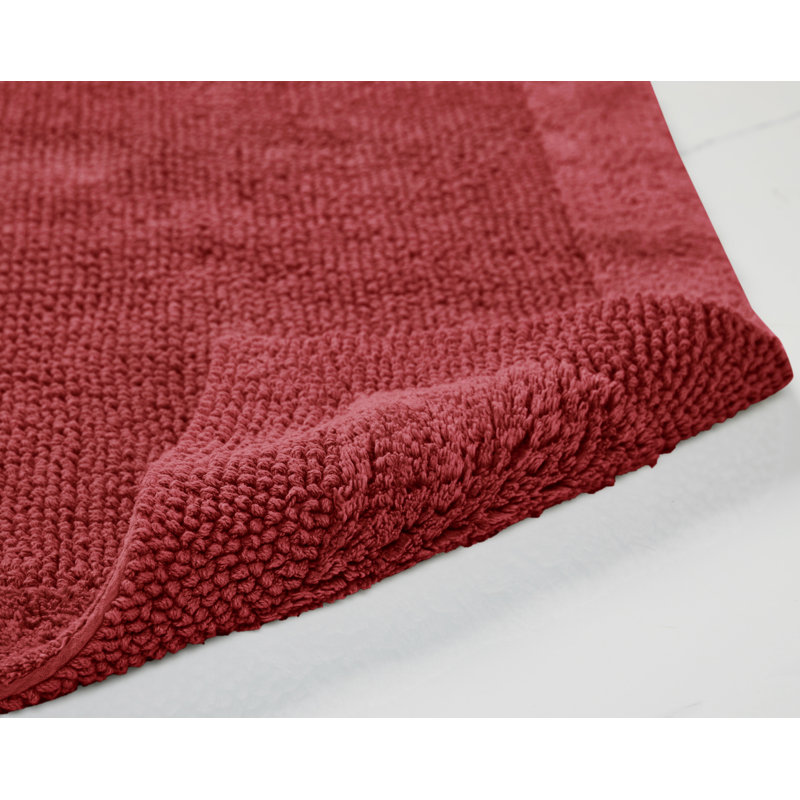 Moriceau 100% Cotton Tufted Reversible Contour Mat with Toilet Lid Cover Machine Washable Extra Soft & Absorbent 2 Piece Premium Bathroom Rug Set