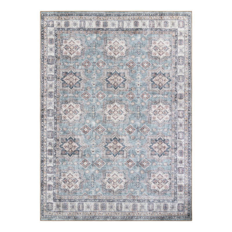 Marquavius Performance Chenille Floral Indoor Rug, Rectangle 9'5" x 13'1"