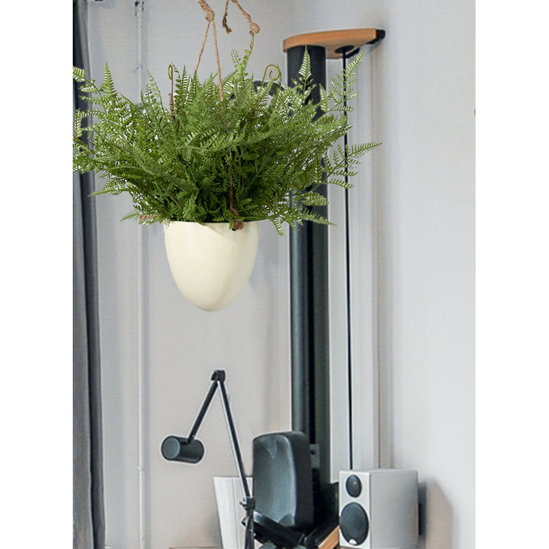 Plantes artificielles en pot de fleurs, H 22 po x l 5 po x P 5 po