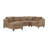 U-Shaped Sectional Sofa With Built-In Cup Holders, Storage Space And USB Ports-500272836
