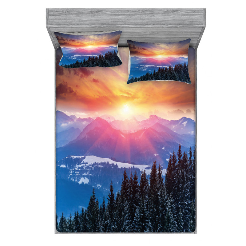 Microfiber Sheet Set, Full Sheet Set with Fitted Sheet