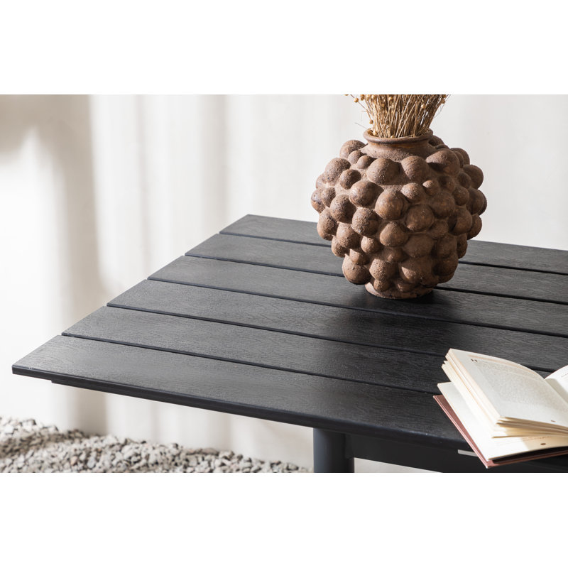 Devansh Rectangular Acacia Solid Wood Outdoor Dining Table - 120 cm W 70 cm D