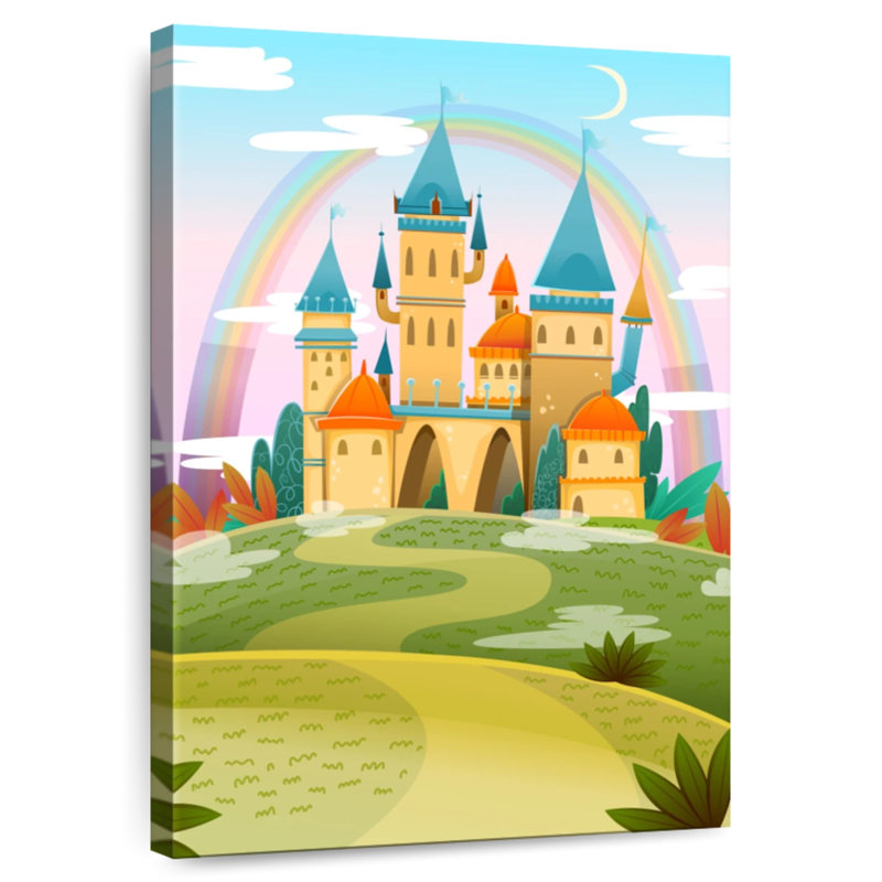 Ashelle Cartoon Castle, 30" H x 20" W