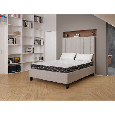 Matelas double de 6 po avec mousse haute densité et relief pour un soutien durable