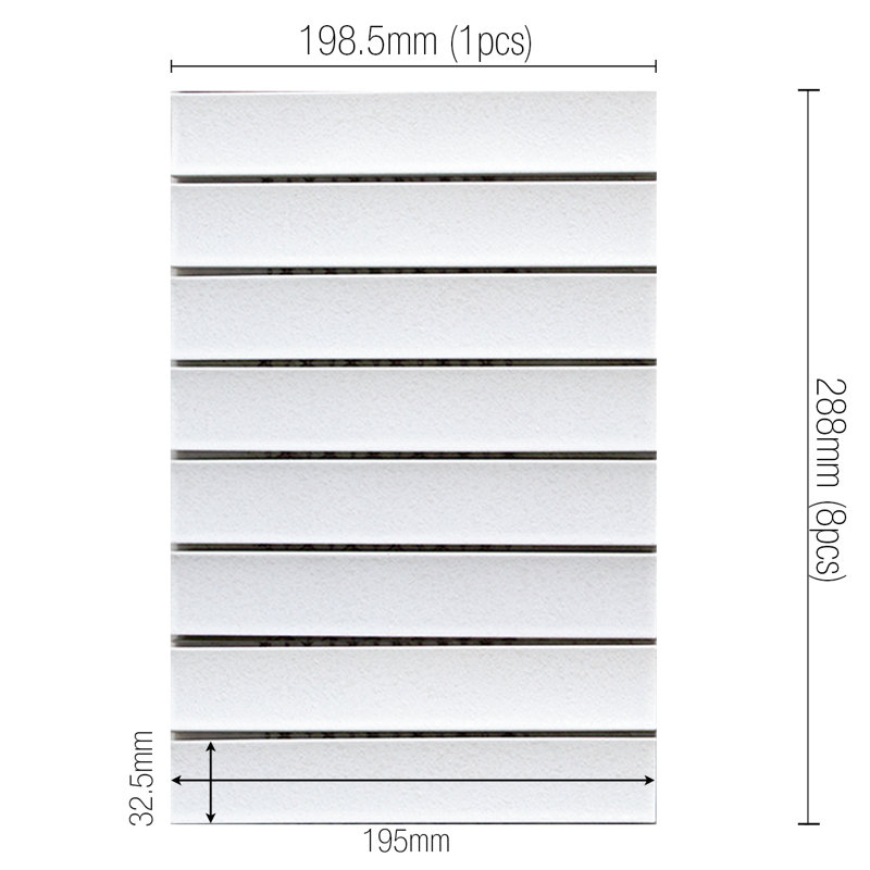Sairin Singular Tile, Matt White