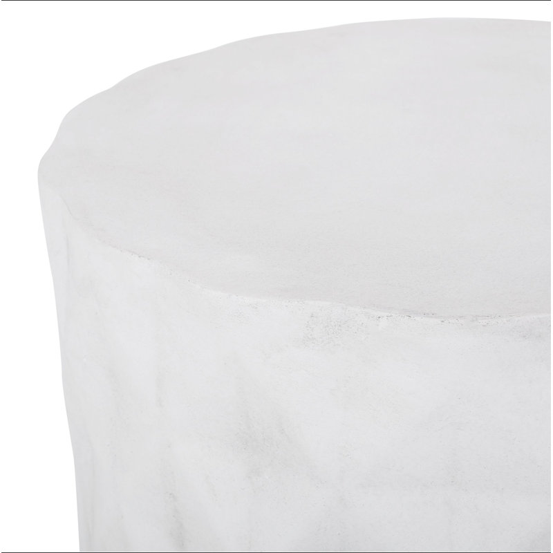 Outdoor Lightweight Concrete Side Table