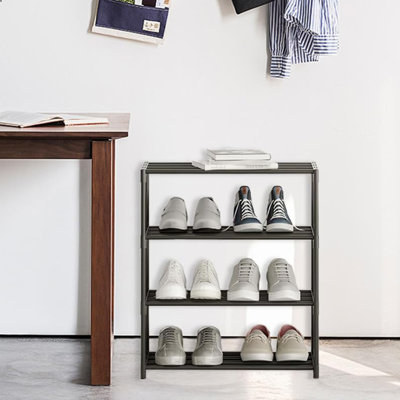8 Pair Stackable Shoe Rack