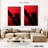 Abarca Saxophone Silhouette On Red-108438544