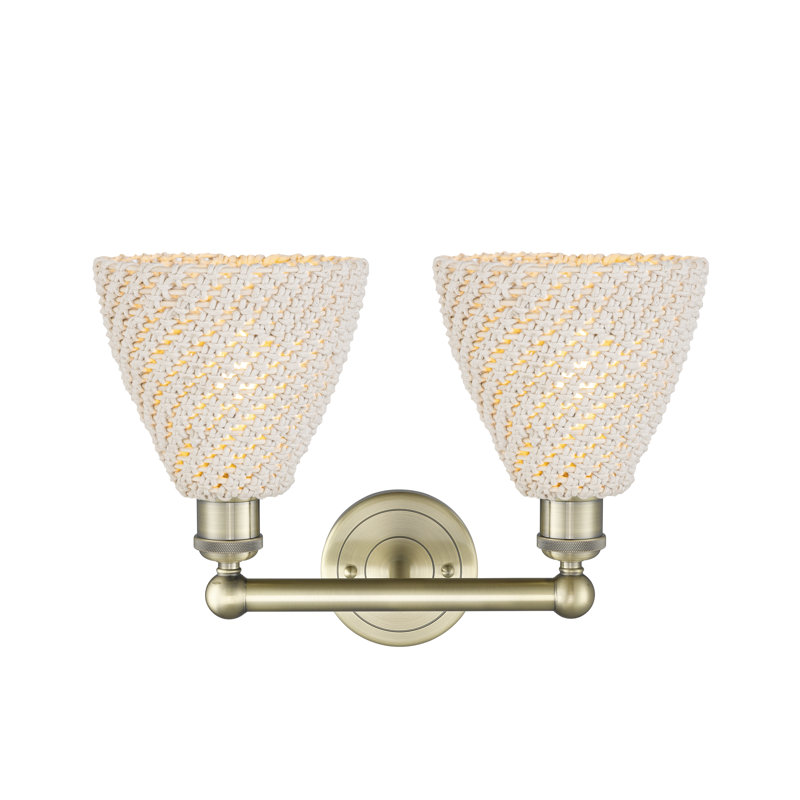 Barberio 2 - Light Vanity Light, Crème / laiton antique