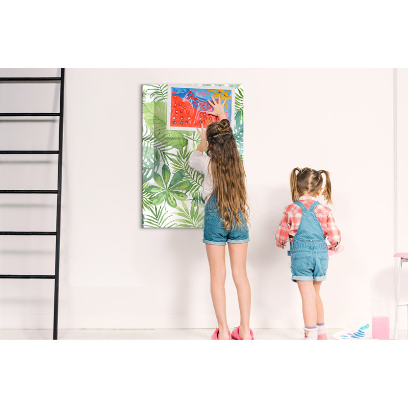 Magnetic Glass Photo Memo Board