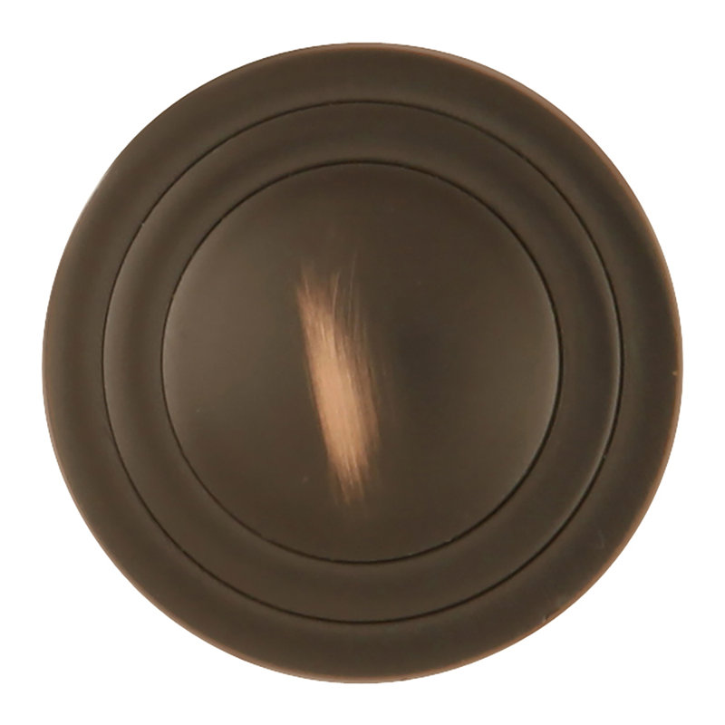 Deco 1 1/4" Diameter Mushroom Knob, Satin Nickel, 1.06" H x 1.06" W x 0.88" D