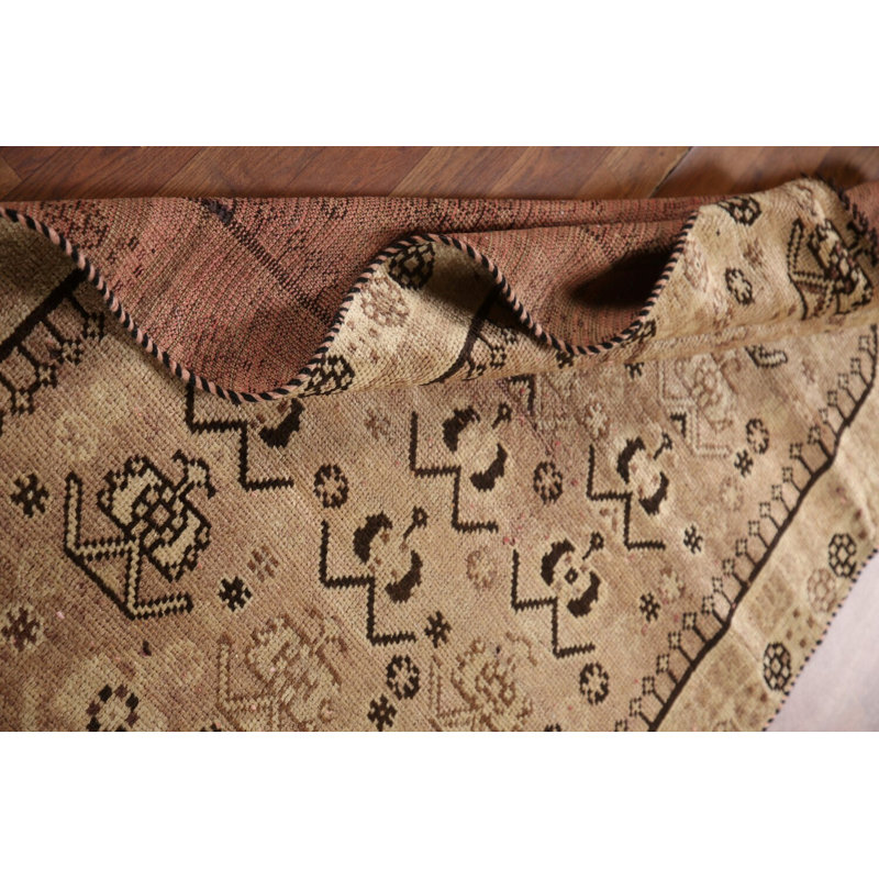 Tapis traditionnel rétro en laine 4 x 6