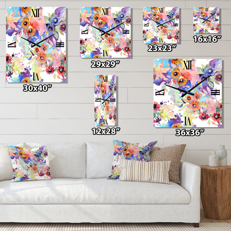 Horloge murale Bouquet, Grand