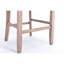 Velours bleu avec design Mid-Century moderne, structure en bois massif, hauteur réglable, 2 pieds de chaise de bar, éponge à rebond élevé, style noble,-118008203