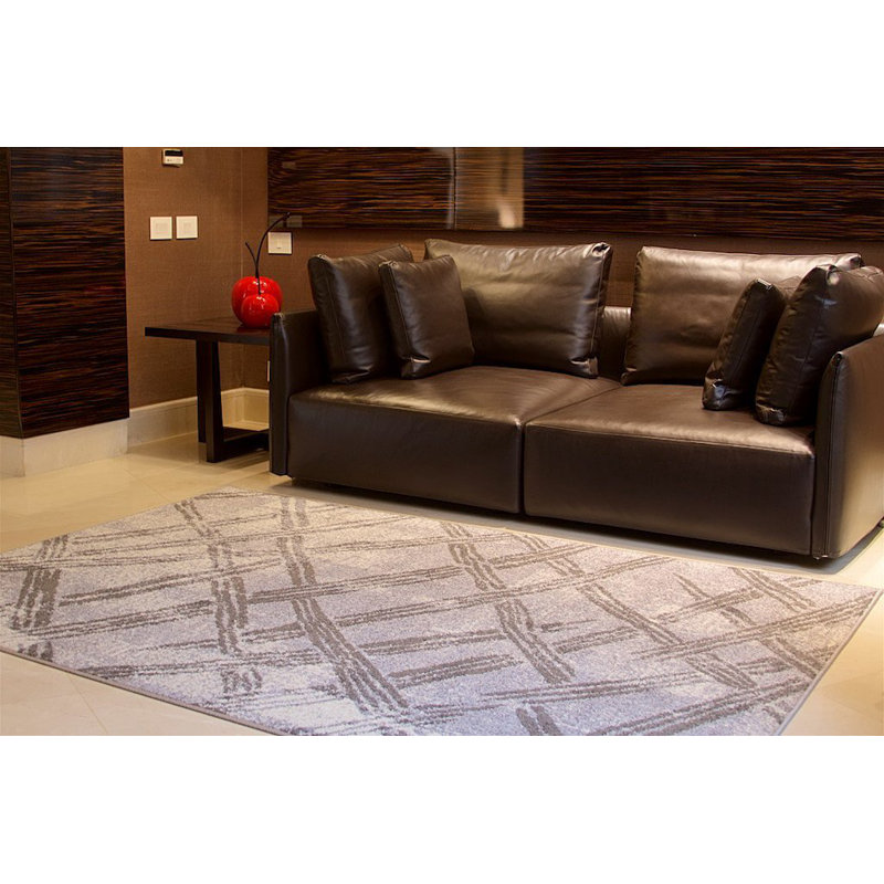 Melgoza Wool Abstract Indoor Rug, Rectangle 7'.8" x 10'.6"