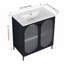 Meuble-lavabo autoportant de 30 po avec lavabo en céramique-680090268