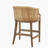 Handcrafted Rattan Counter Stool 25" H